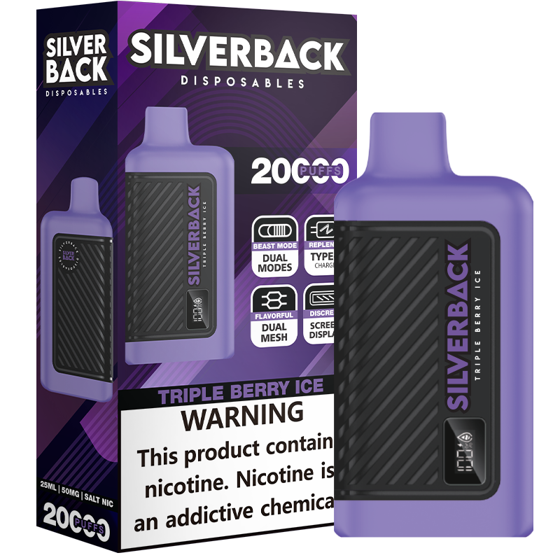 Silverback Disposables - Triple Berry Ice